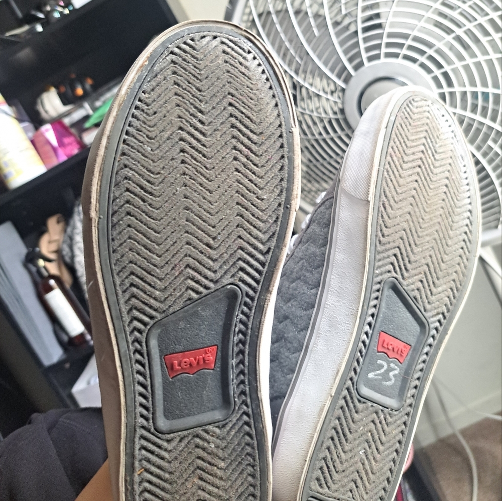 Womens grey Levi high top shoes - Picture 6 of 6